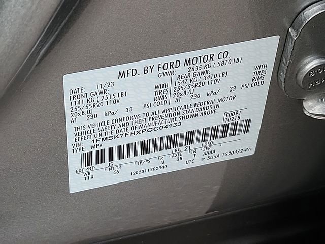 New 2023 Ford Explorer Limited w/ Limited Technology Package image 10