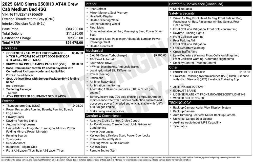 Used 2025 GMC Sierra 2500 AT4X image 40