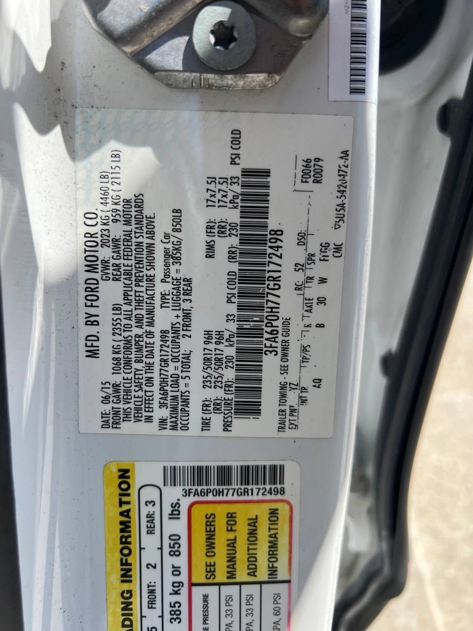 Used 2016 Ford Fusion SE FWD image 28