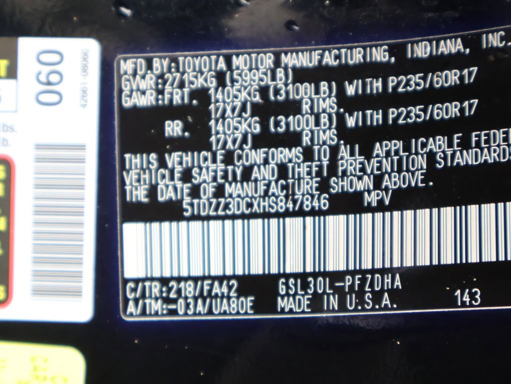 Used 2017 Toyota Sienna L FWD image 37