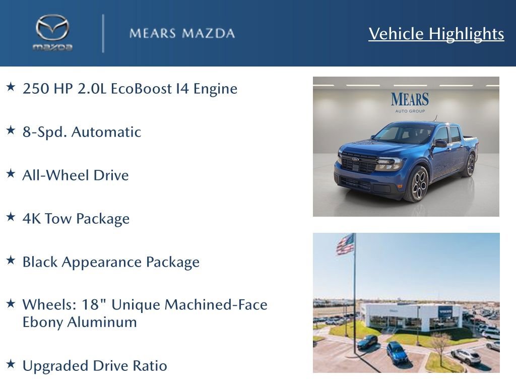 Used 2024 Ford Maverick Lariat w/ Black Appearance Package image 2