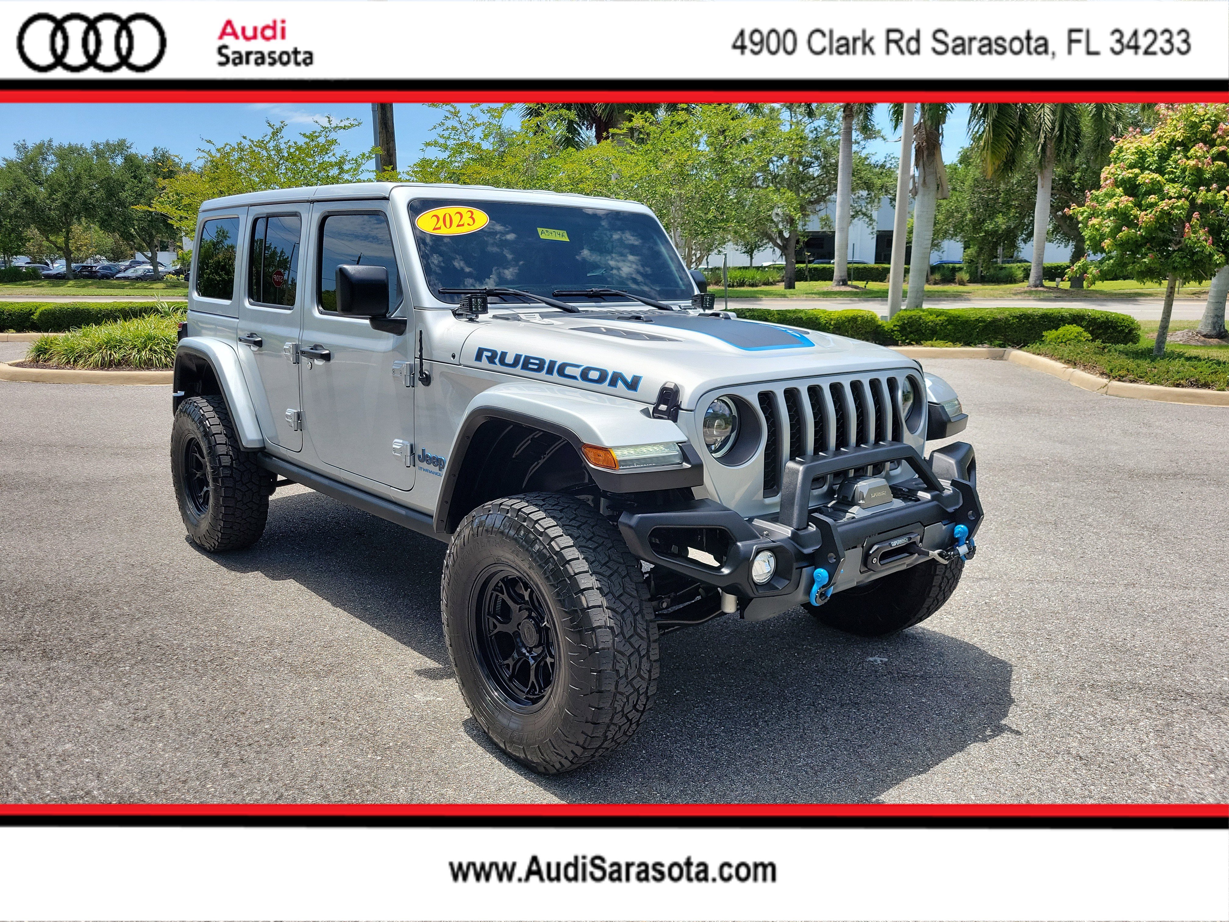 Used 2023 Jeep Wrangler Unlimited Rubicon 4xe AWD/4WD image 1