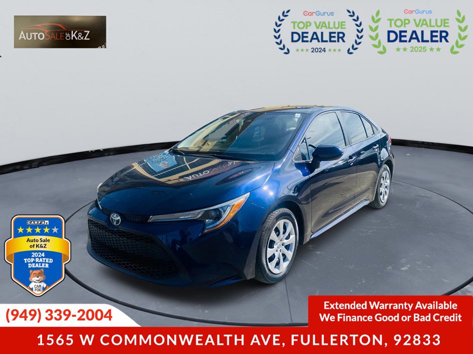 Used 2020 Toyota Corolla LE w/ Carpet Mat Package (TMS) FWD image 1