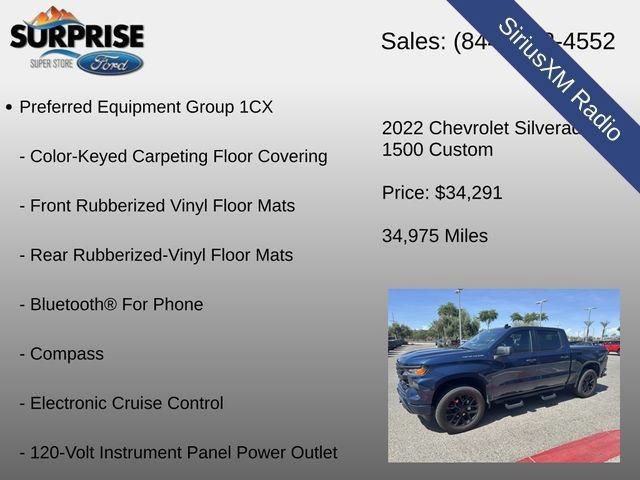 Used 2022 Chevrolet Silverado 1500 Custom AWD/4WD image 14