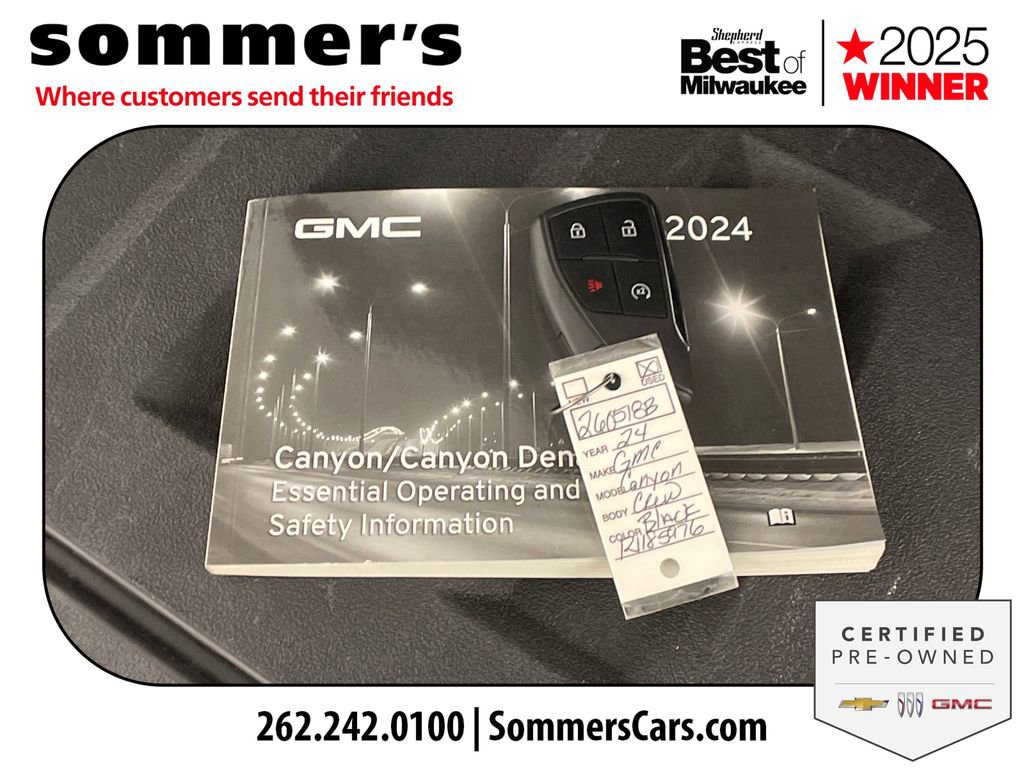 Certified 2024 GMC Canyon Denali w/ LPO, Denali Black Edition image 27