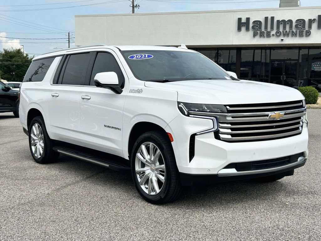 Used 2021 Chevrolet Suburban High Country RWD image 1