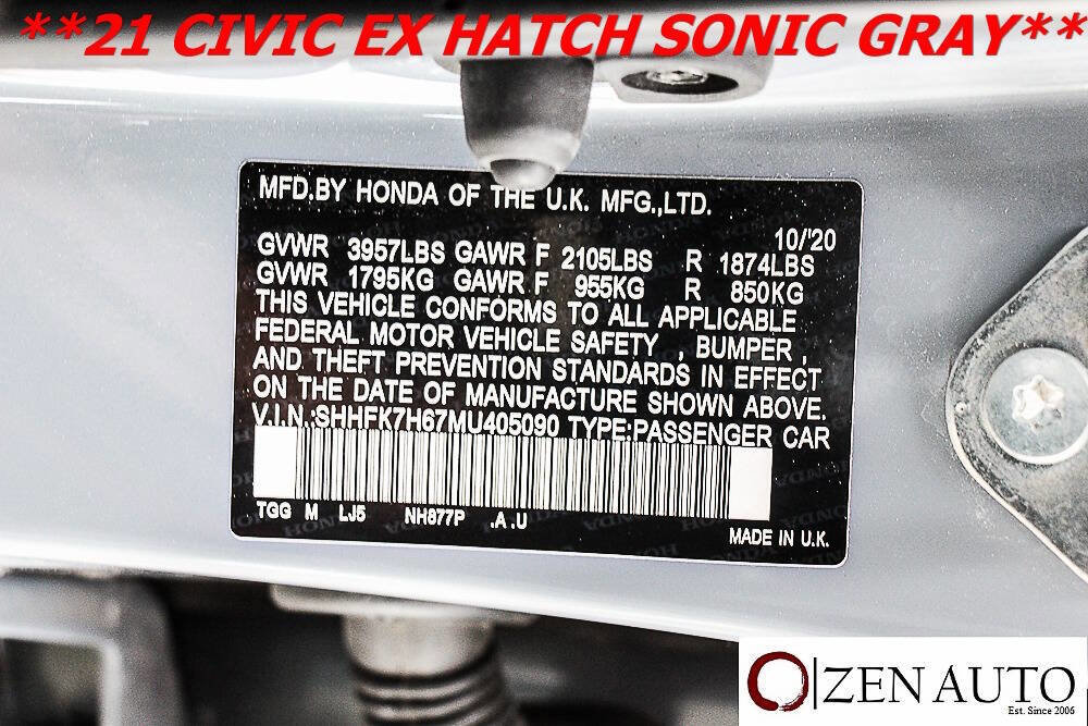 Used 2021 Honda Civic EX image 59