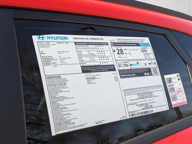 Used 2026 Hyundai Kona SEL Premium FWD image 22