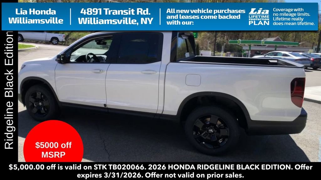 New 2026 Honda Ridgeline Black Edition image 6