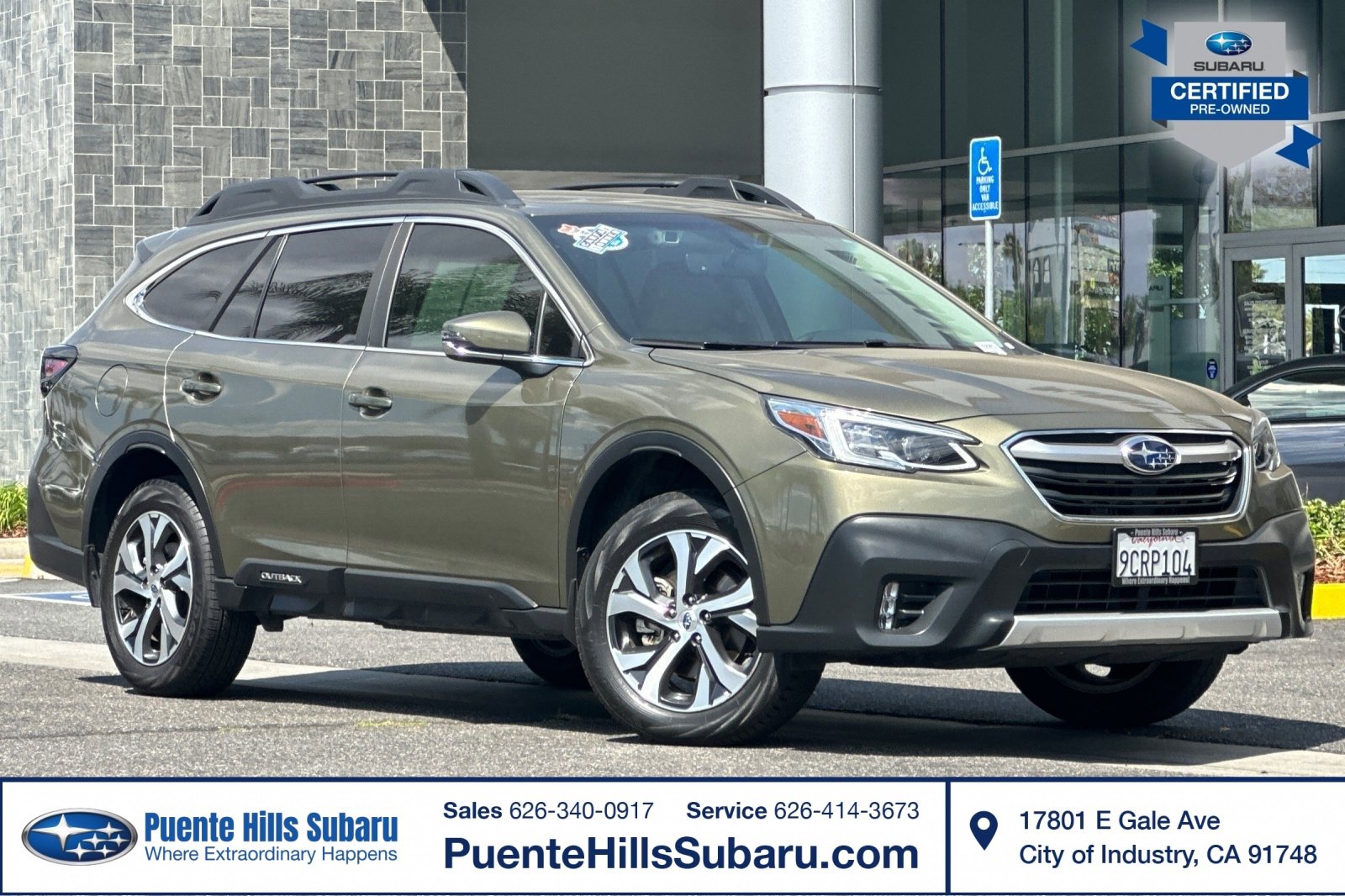 Certified 2022 Subaru Outback Limited w/ Popular Package #2