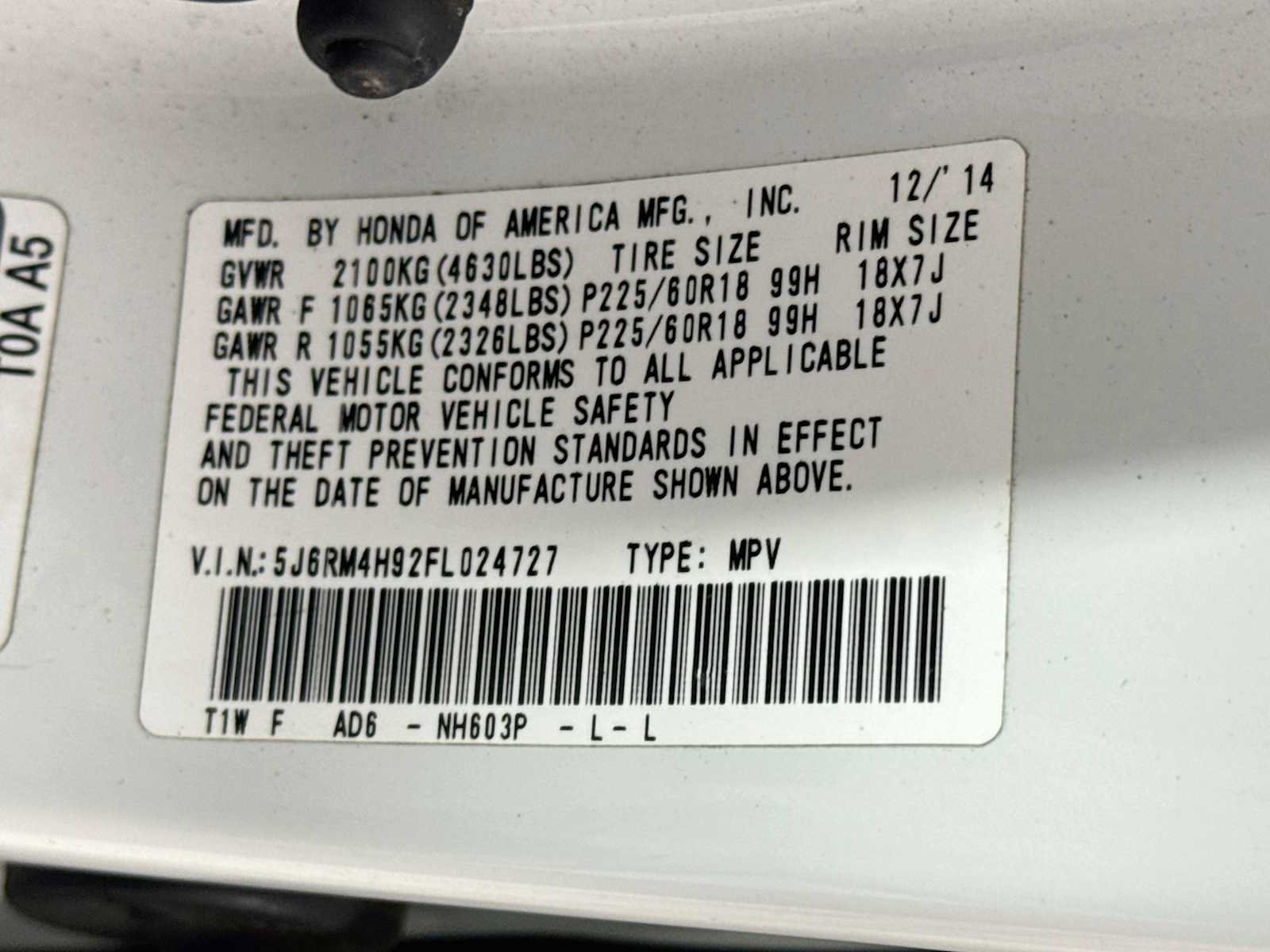 Used 2015 Honda CR-V Touring image 30