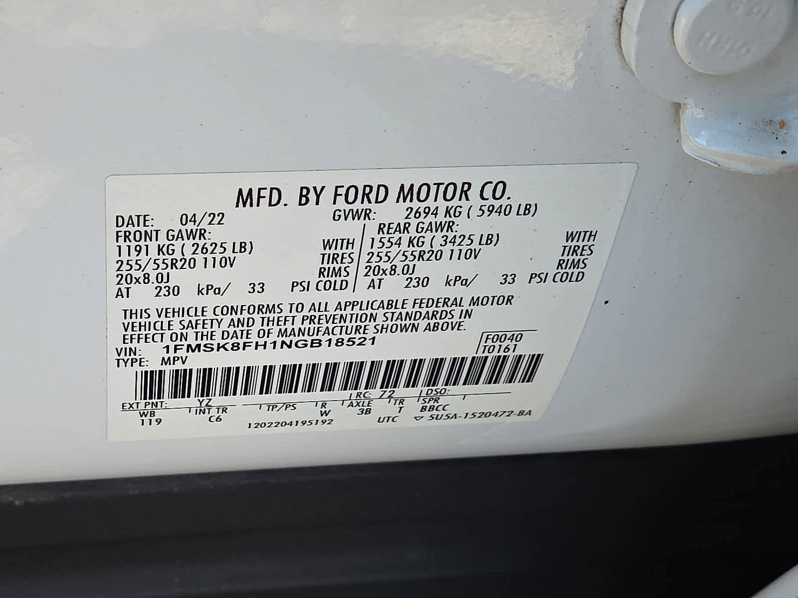 Used 2022 Ford Explorer Limited w/ Equipment Group 301A image 26