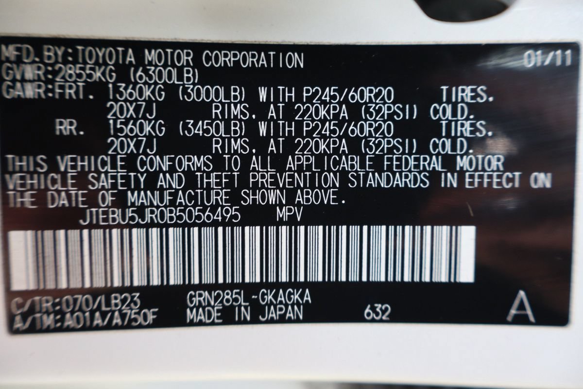 Used 2011 Toyota 4Runner Limited AWD/4WD image 48