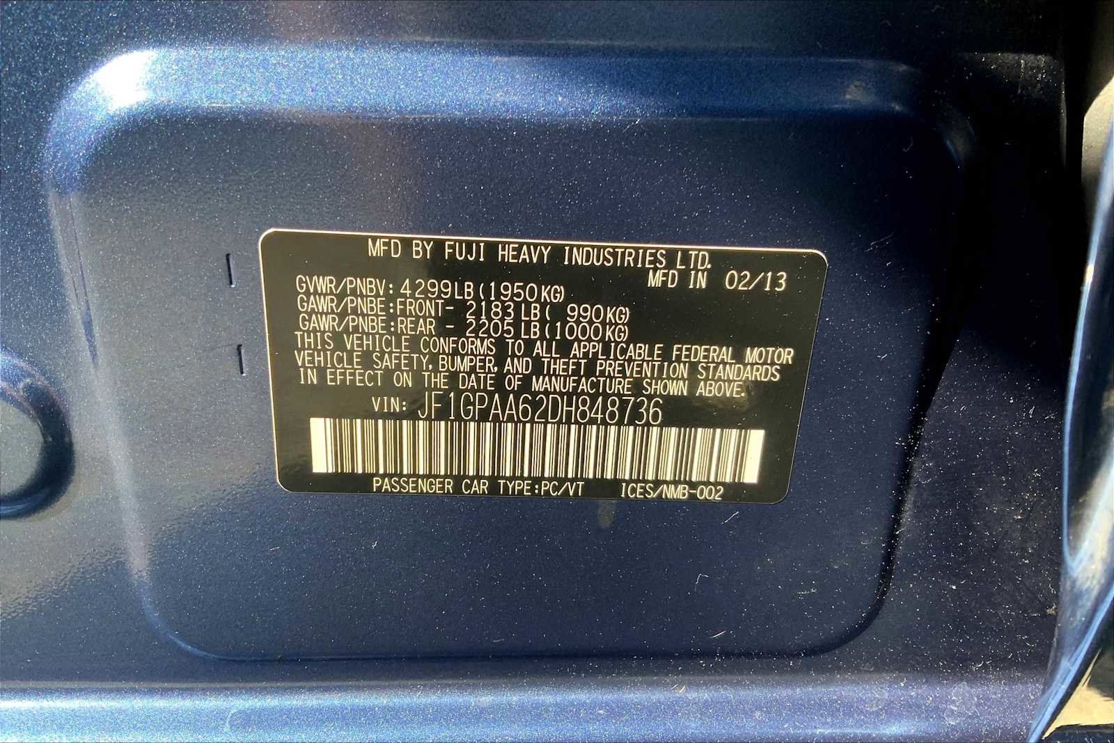 Used 2013 Subaru Impreza 2.0i image 33