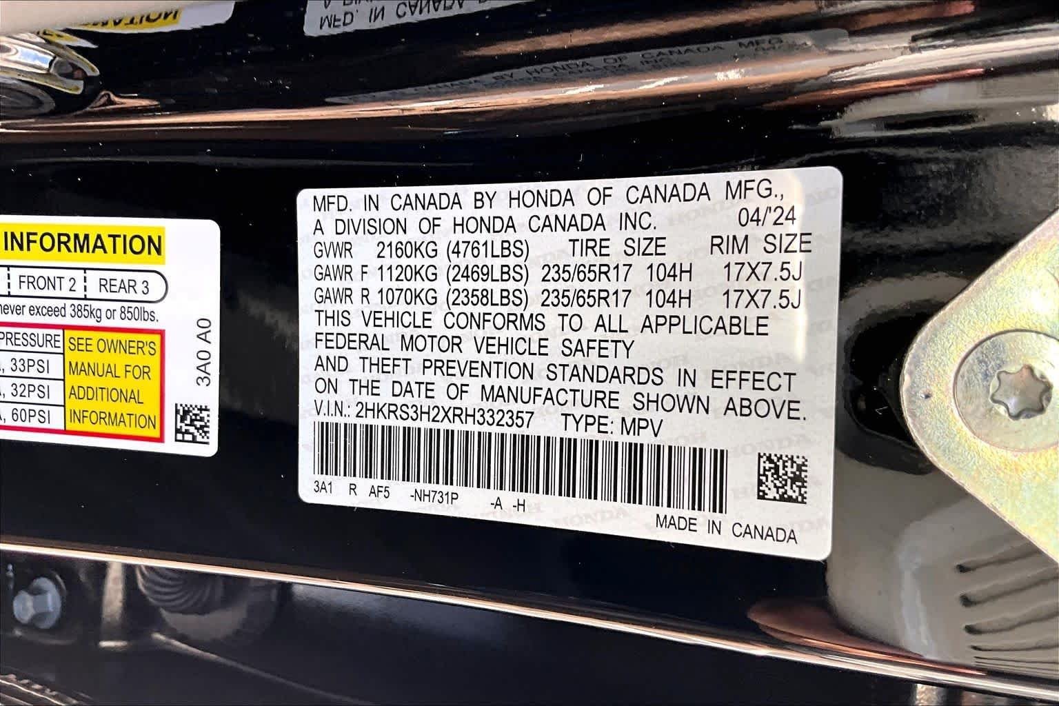 Used 2024 Honda CR-V LX image 31