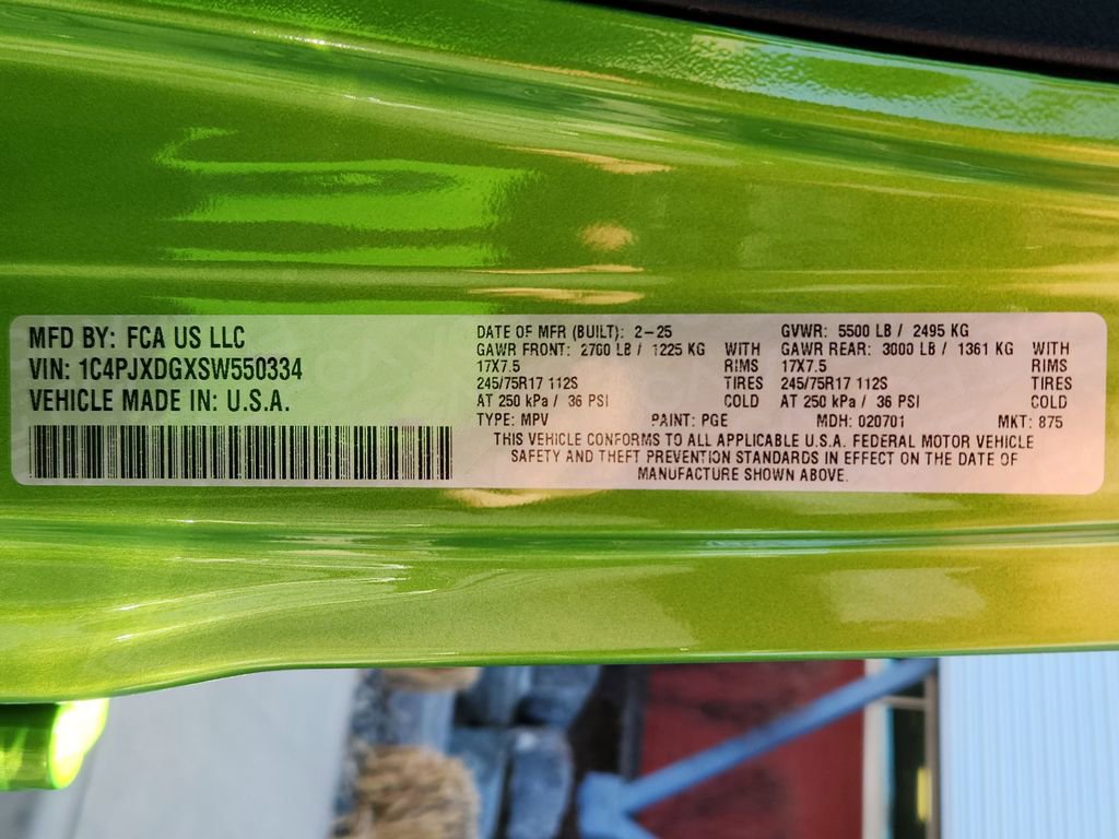 New 2025 Jeep Wrangler Sport S image 22