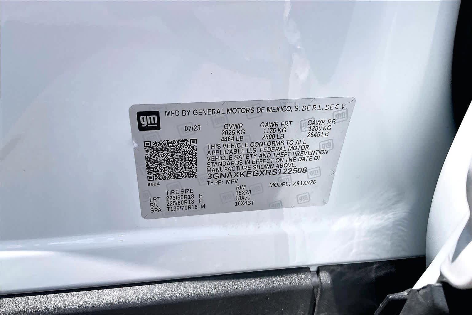 Certified 2024 Chevrolet Equinox LT w/ LPO, Floor Liner Package FWD image 30