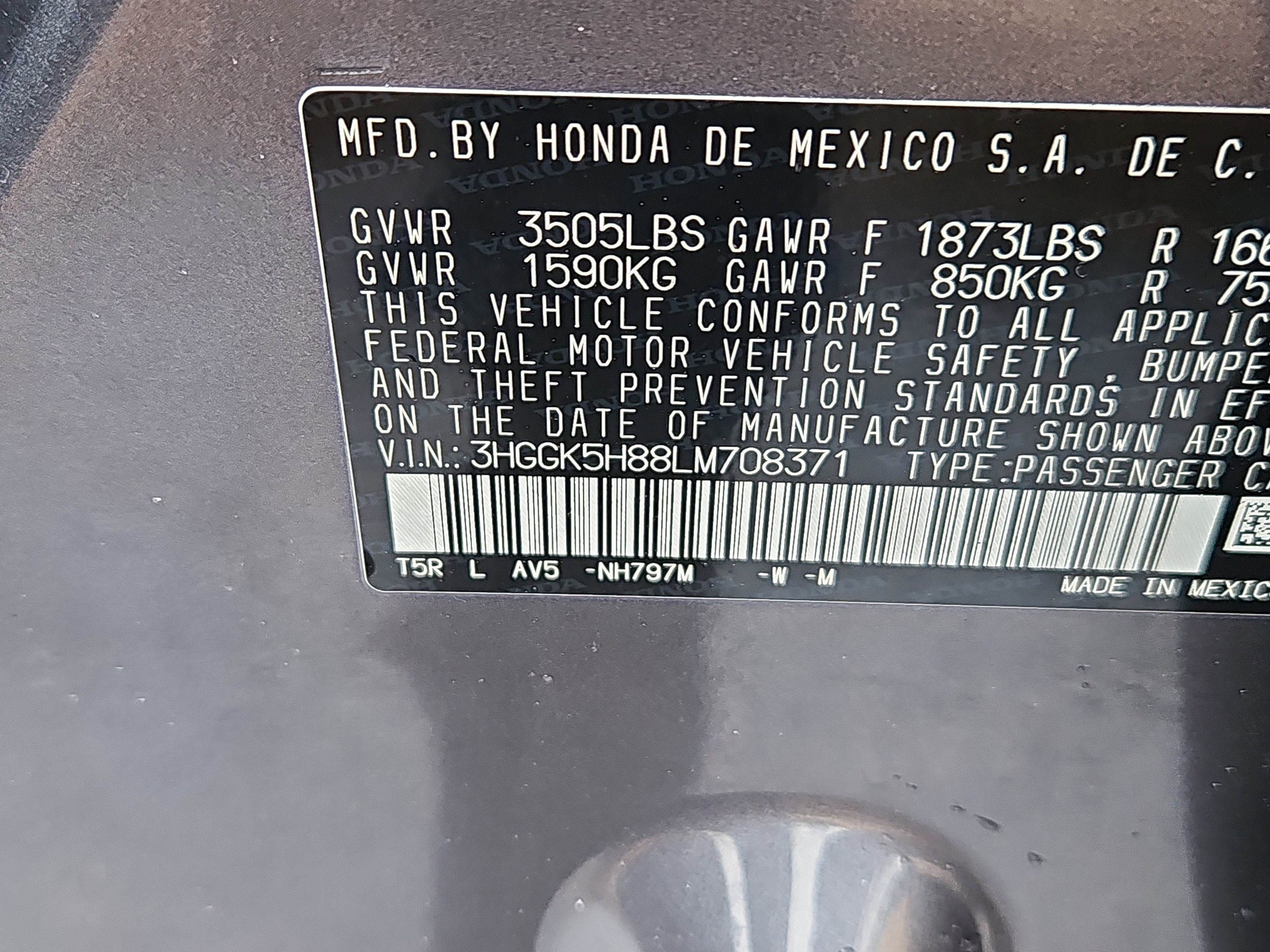 Used 2020 Honda Fit EX image 7