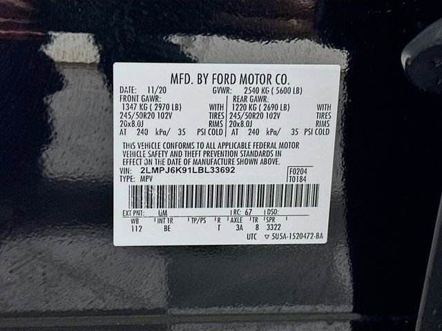 Used 2020 Lincoln Nautilus Reserve image 34