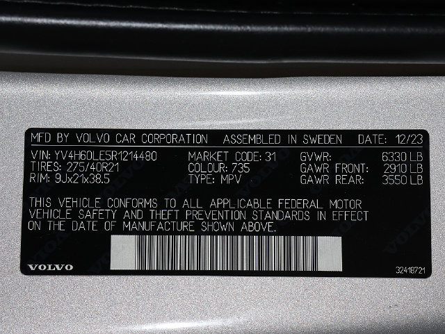 Used 2024 Volvo XC90 T8 Plus w/ Protection Package AWD/4WD image 46