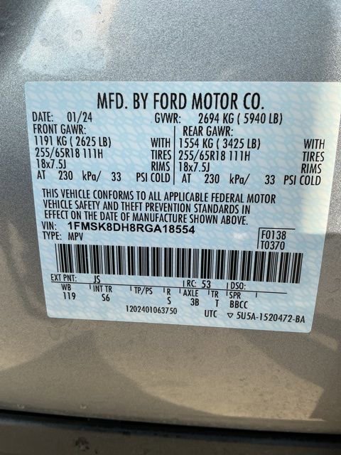 Used 2024 Ford Explorer XLT w/ Equipment Group 202A image 15