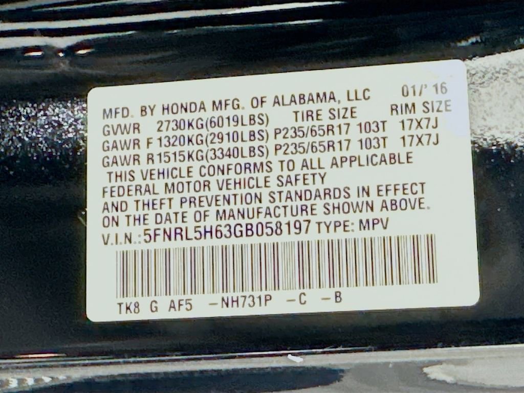 Used 2016 Honda Odyssey EX-L image 33