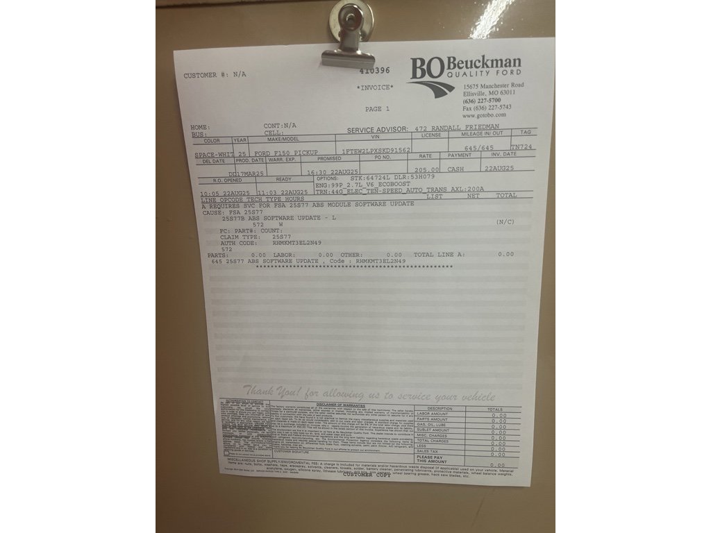 Used 2025 Ford F150 STX w/ STX Black Appearance Package image 27