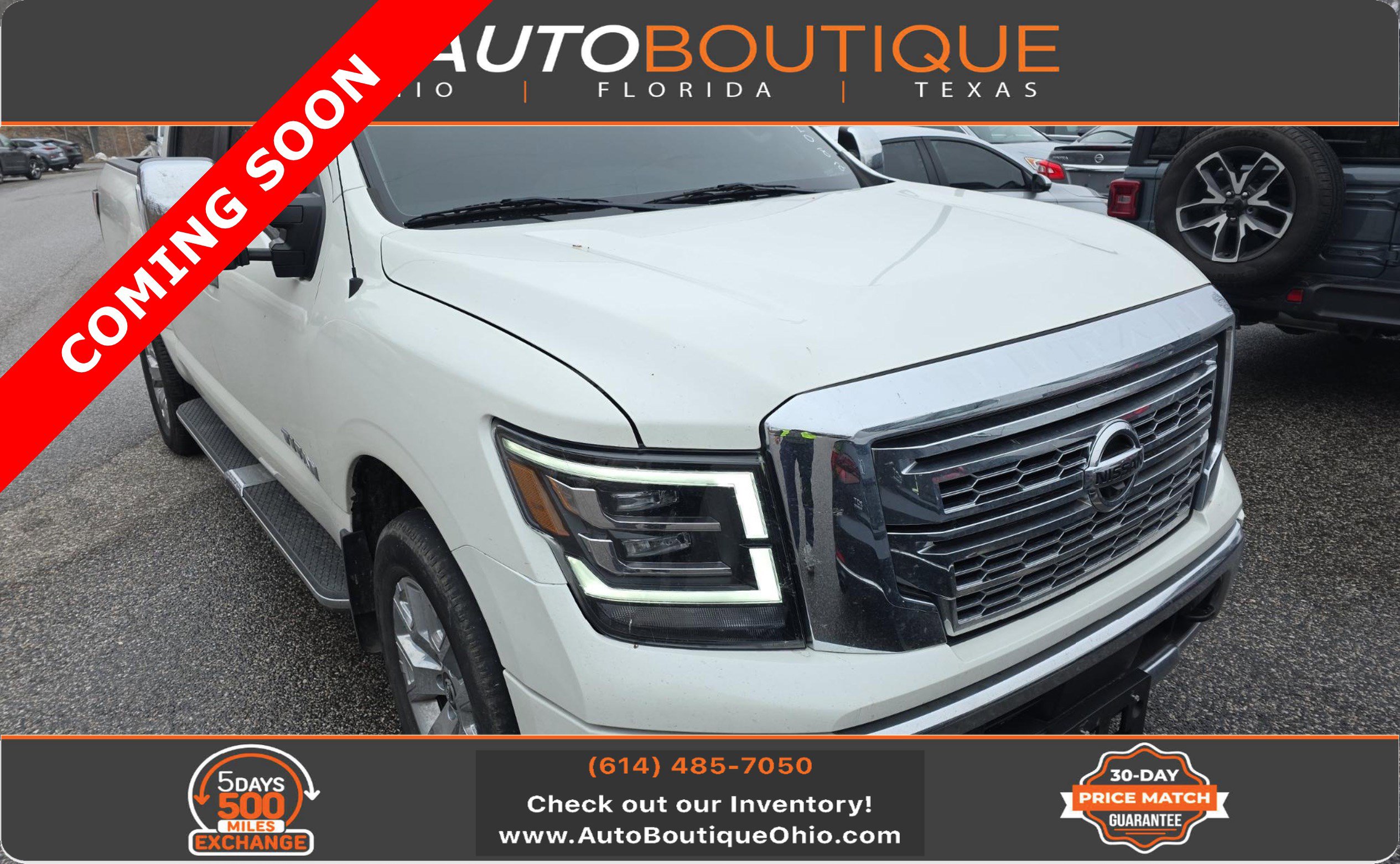 Used 2021 Nissan Titan SL w/ Moonroof Package AWD/4WD image 1