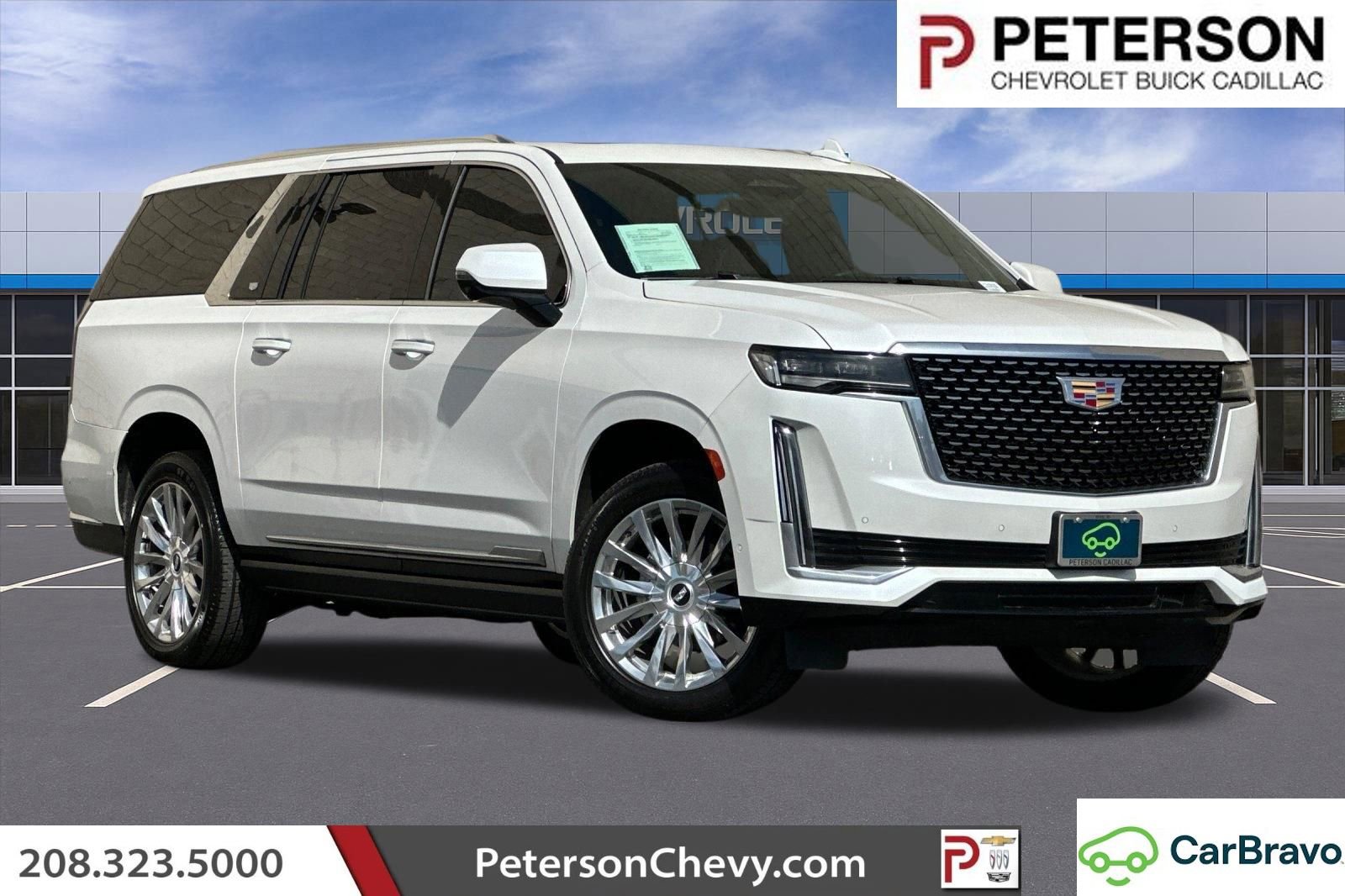 Certified 2021 Cadillac Escalade ESV Premium Luxury w/ Driver Assist Tech Package AWD/4WD image 1