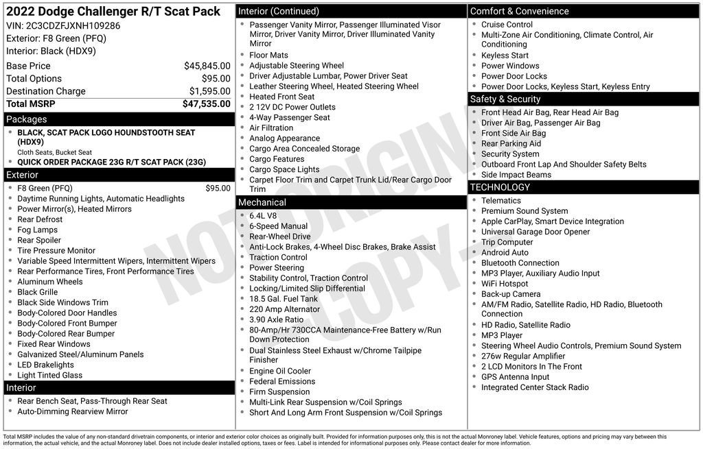 Used 2022 Dodge Challenger R/T Scat Pack RWD image 34