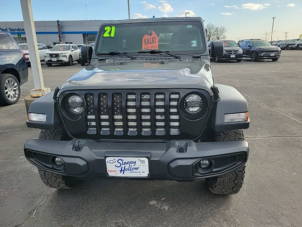 Used 2021 Jeep Wrangler Unlimited Sport AWD/4WD image 2