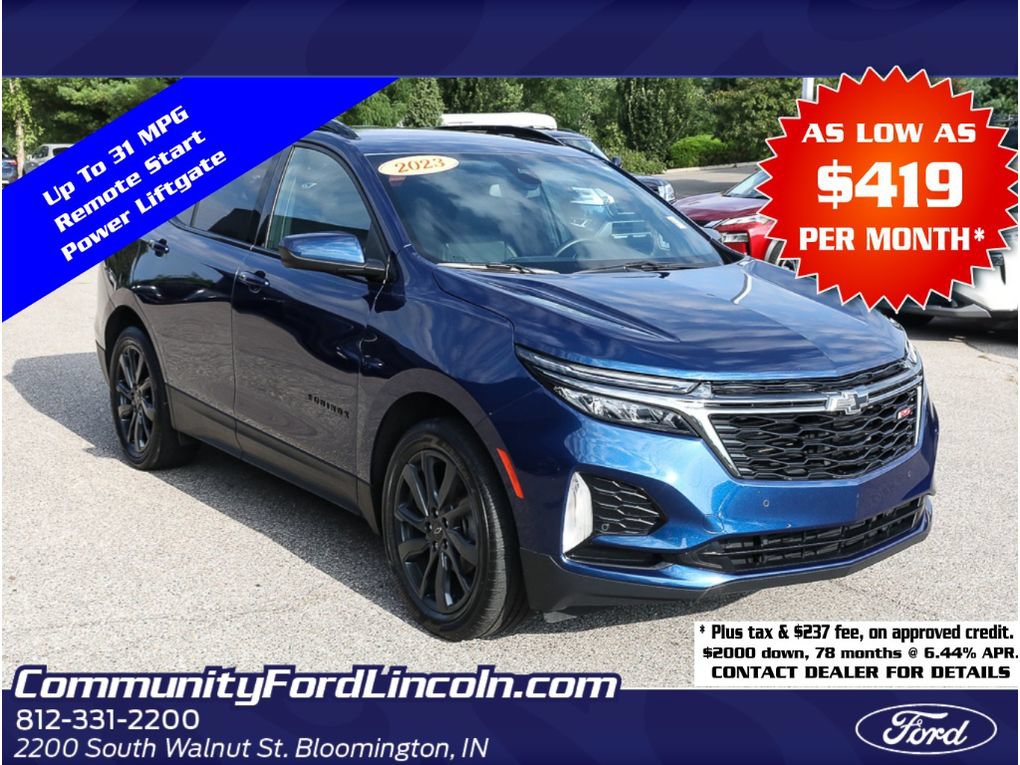 Used 2023 Chevrolet Equinox RS w/ LPO, Floor Liner Package FWD image 1
