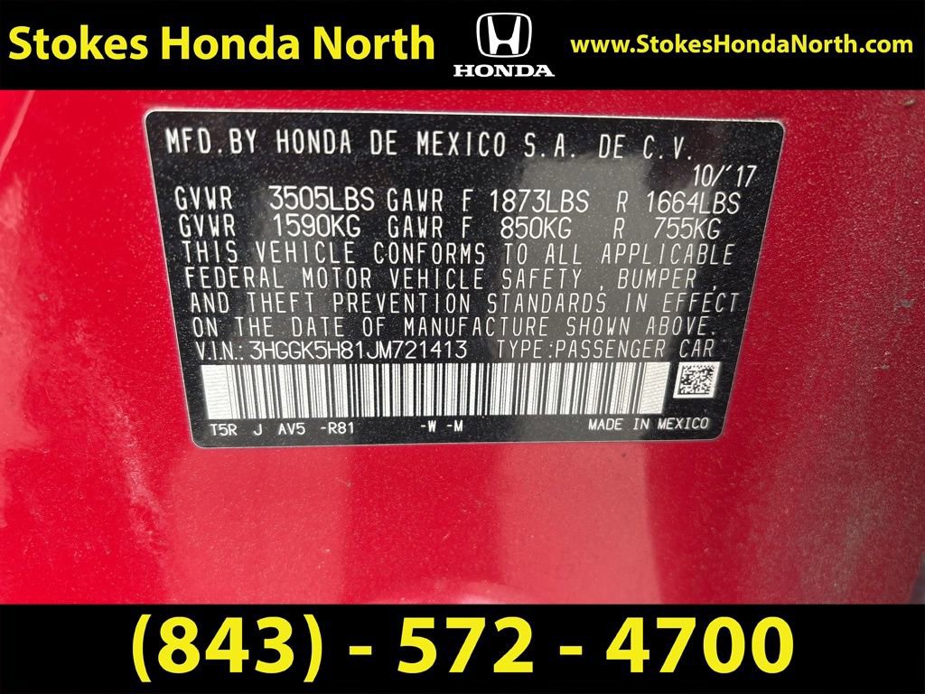 Used 2018 Honda Fit EX image 5