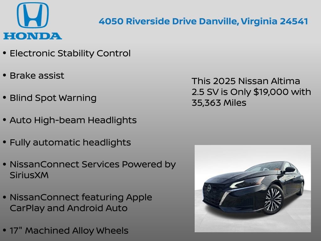 Used 2025 Nissan Altima 2.5 SV image 17