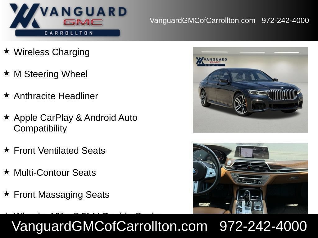 Used 2022 BMW 750i xDrive w/ M Sport Package AWD/4WD image 42