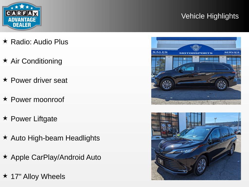 Used 2021 Toyota Sienna XLE AWD/4WD image 4