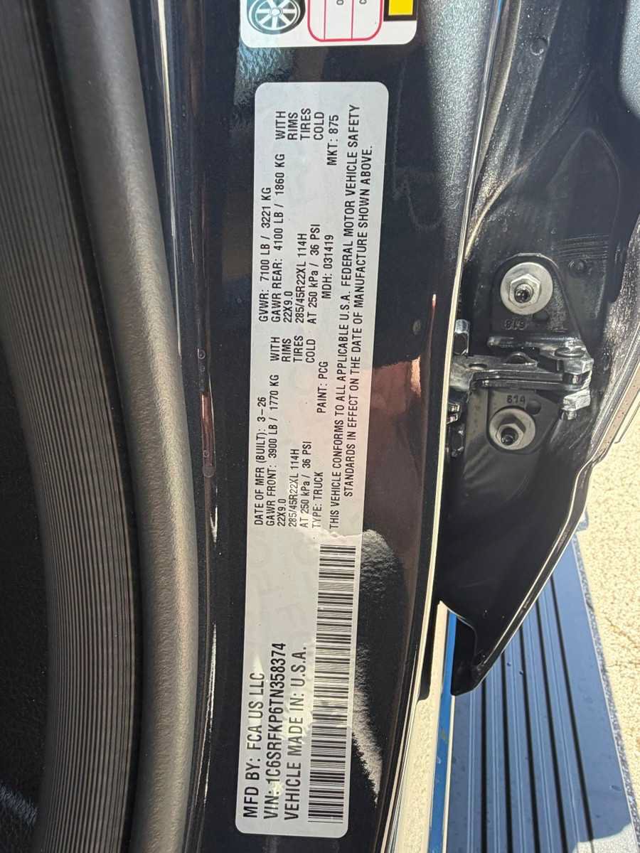 New 2026 RAM 1500 Tungsten AWD/4WD image 84