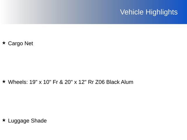 Used 2015 Chevrolet Corvette Z06 w/ 3LZ Preferred Equipment Group image 12