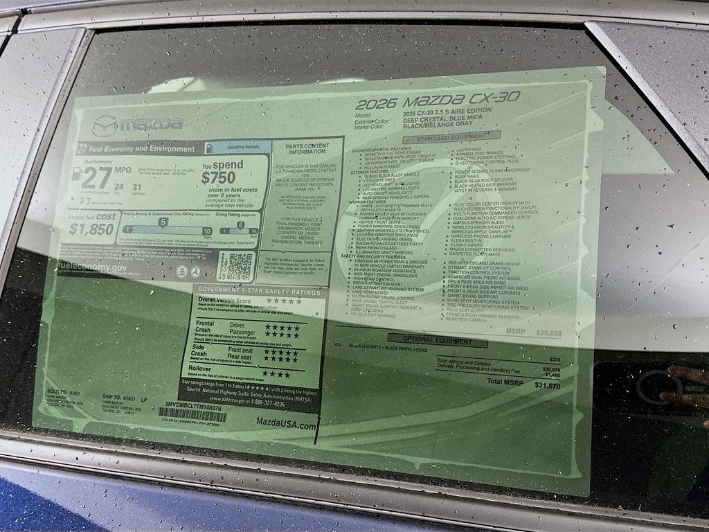 New 2026 MAZDA CX-30 AWD 2.5 S image 10
