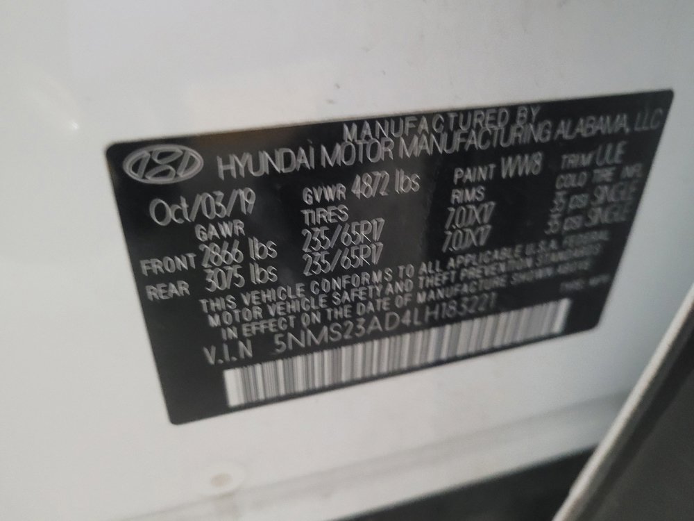 Used 2020 Hyundai Santa Fe SE image 33