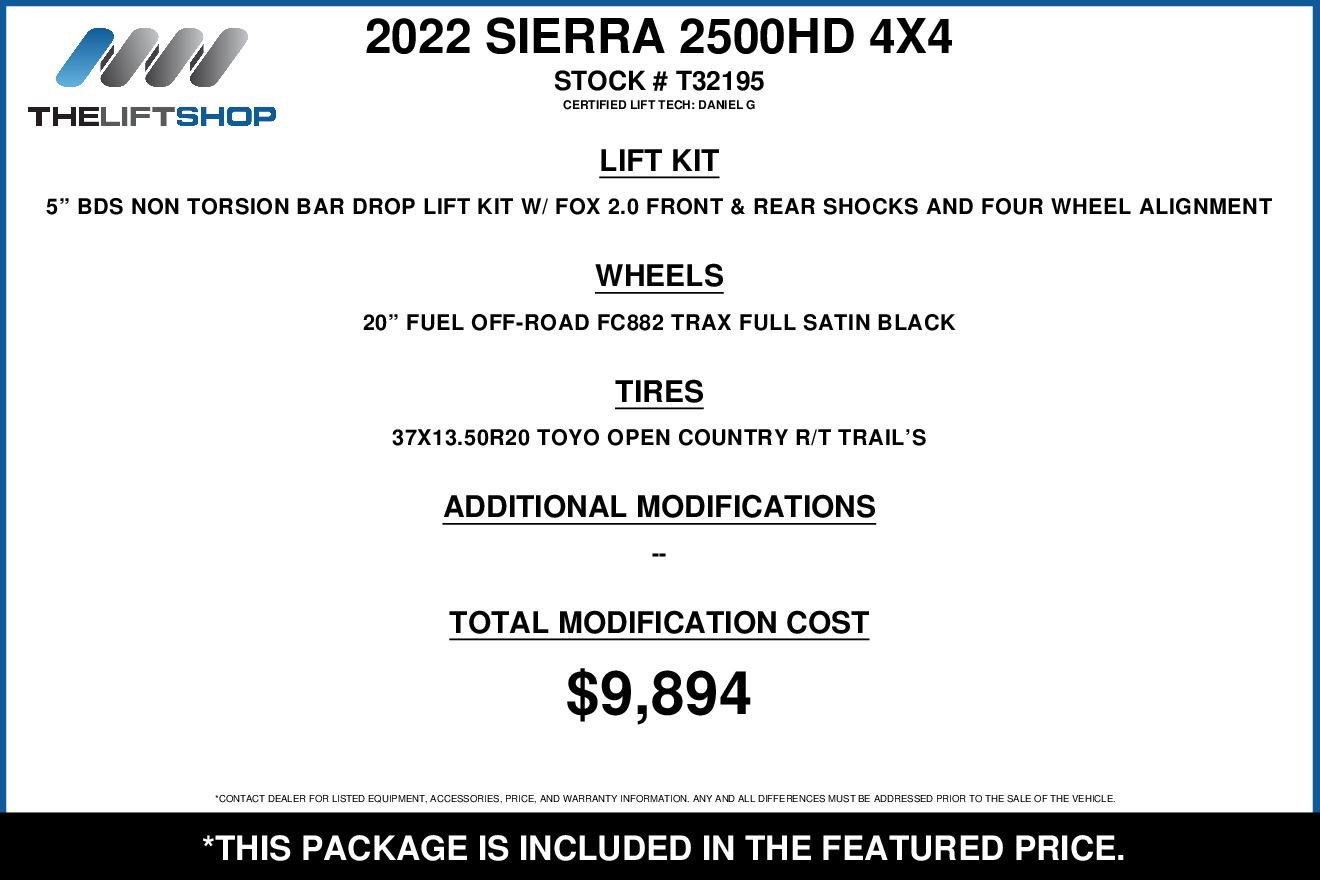 Used 2022 GMC Sierra 2500 SLE w/ SLE Convenience Package AWD/4WD image 2