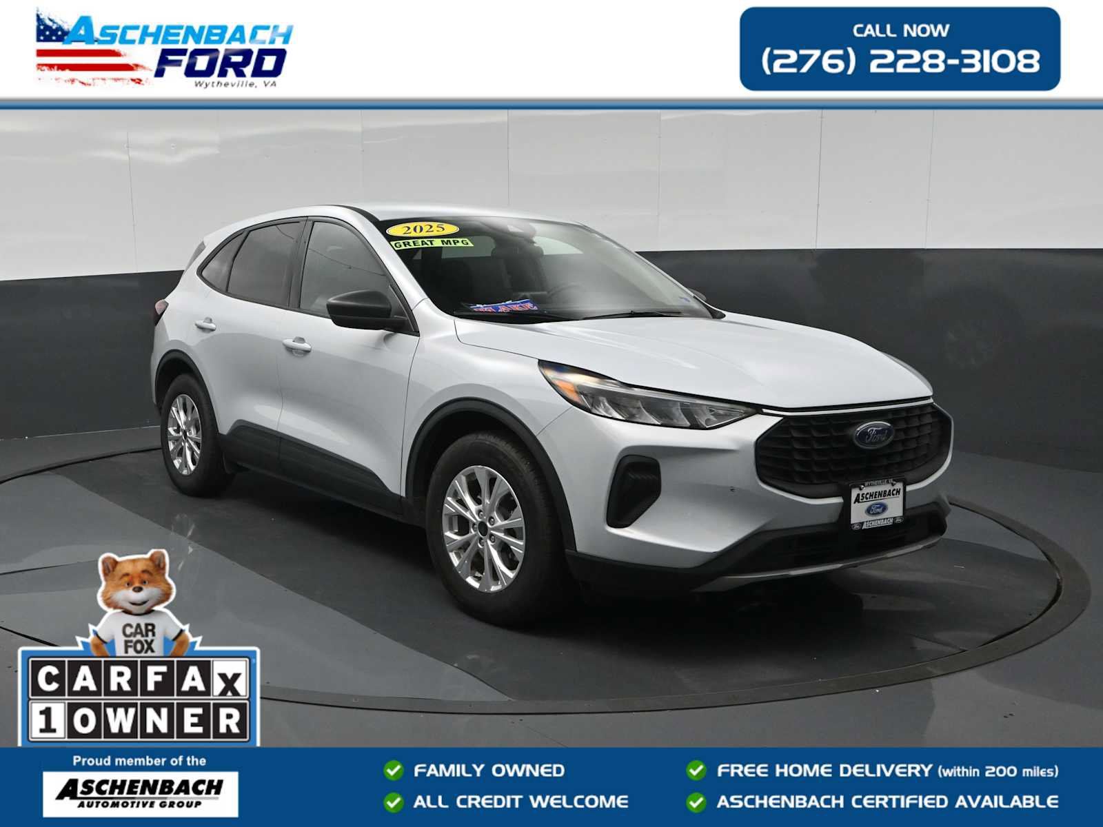 Certified 2025 Ford Escape Active w/ Cold Weather Package