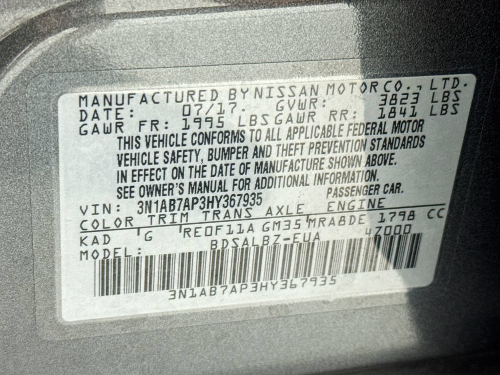 Used 2017 Nissan Sentra S FWD image 32