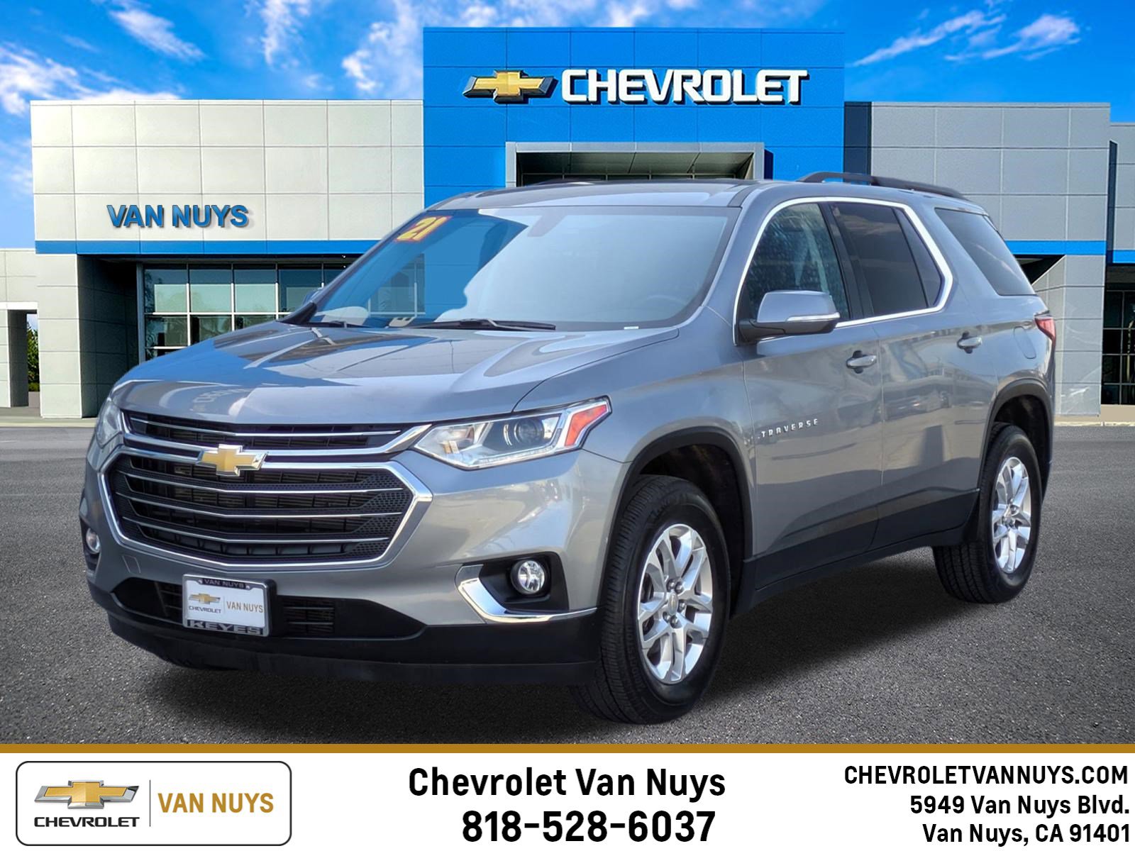 Used 2021 Chevrolet Traverse LT FWD image 1