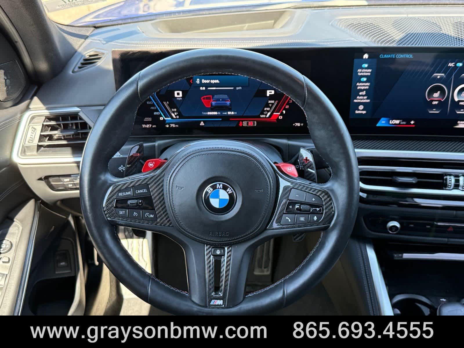 Used 2024 BMW M3 Competition w/ M Carbon Exterior Package RWD image 25