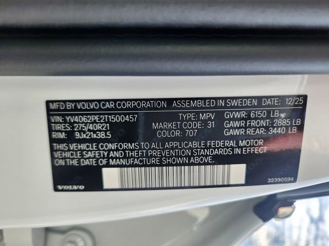 New 2026 Volvo XC90 B6 Plus w/ Protection Package image 25