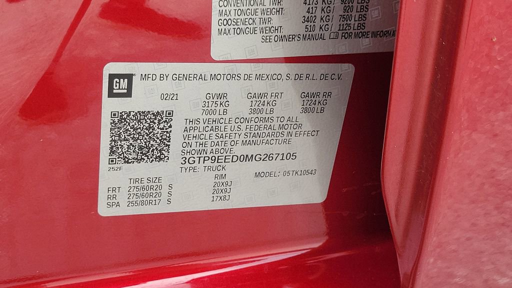 Used 2021 GMC Sierra 1500 AT4 w/ AT4 Value Package image 28