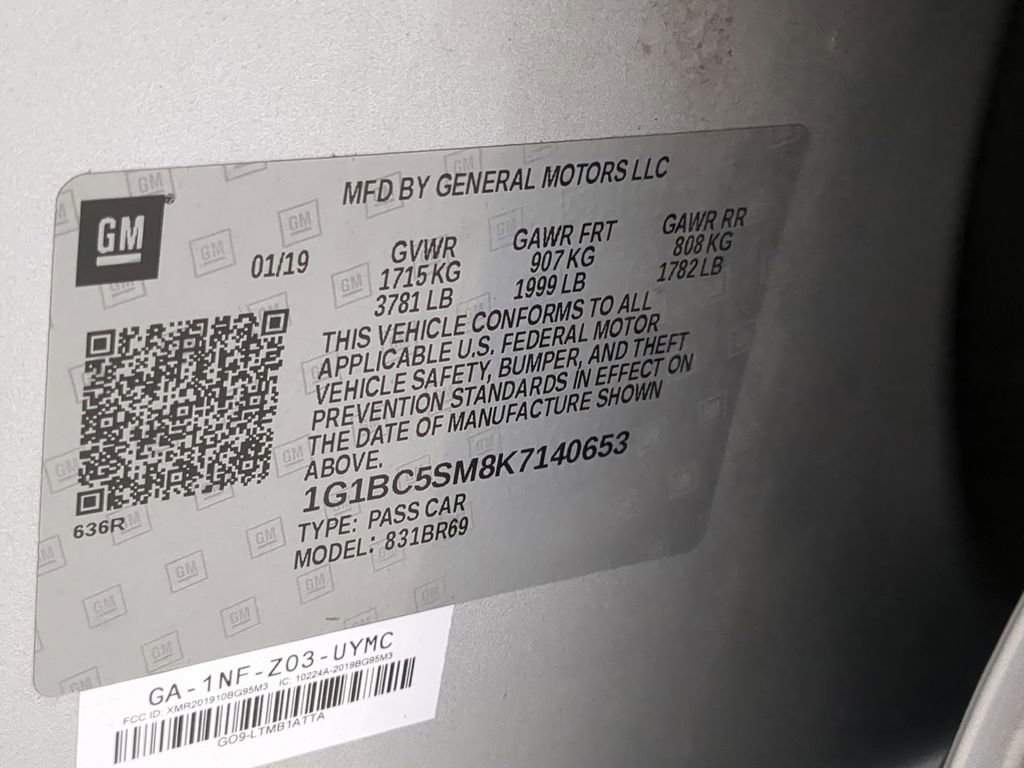 Used 2019 Chevrolet Cruze LS w/ LS Fleet Convenience Package FWD image 38