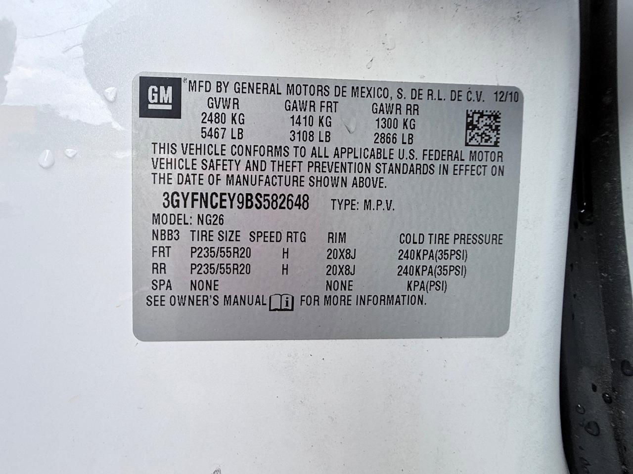 Used 2011 Cadillac SRX Premium FWD image 19