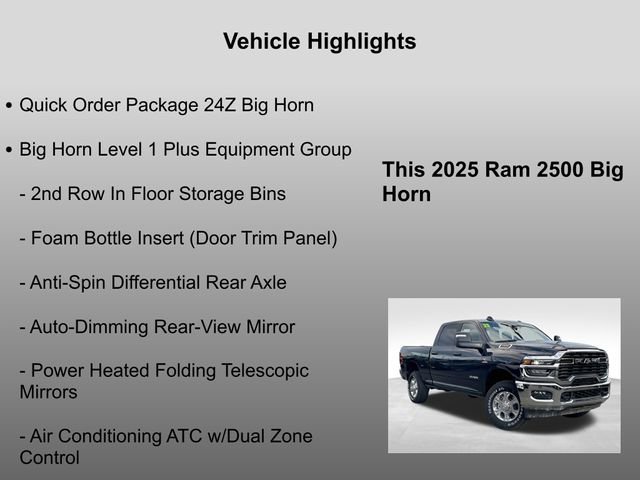 New 2025 RAM 2500 Big Horn image 5